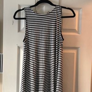 Old Navy Sleeveless Striped Swing Dress